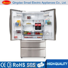 HC767WE aucun réfrigérateur français de porte de gel avec le cycle double de fabricant de glace